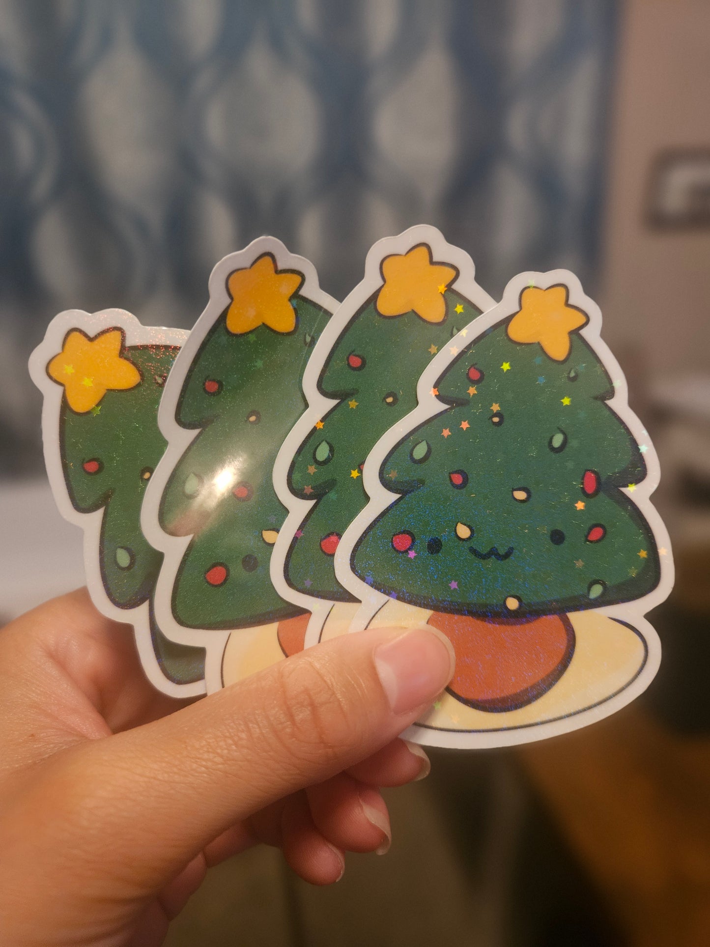Chibi Christmas Tree Sticker