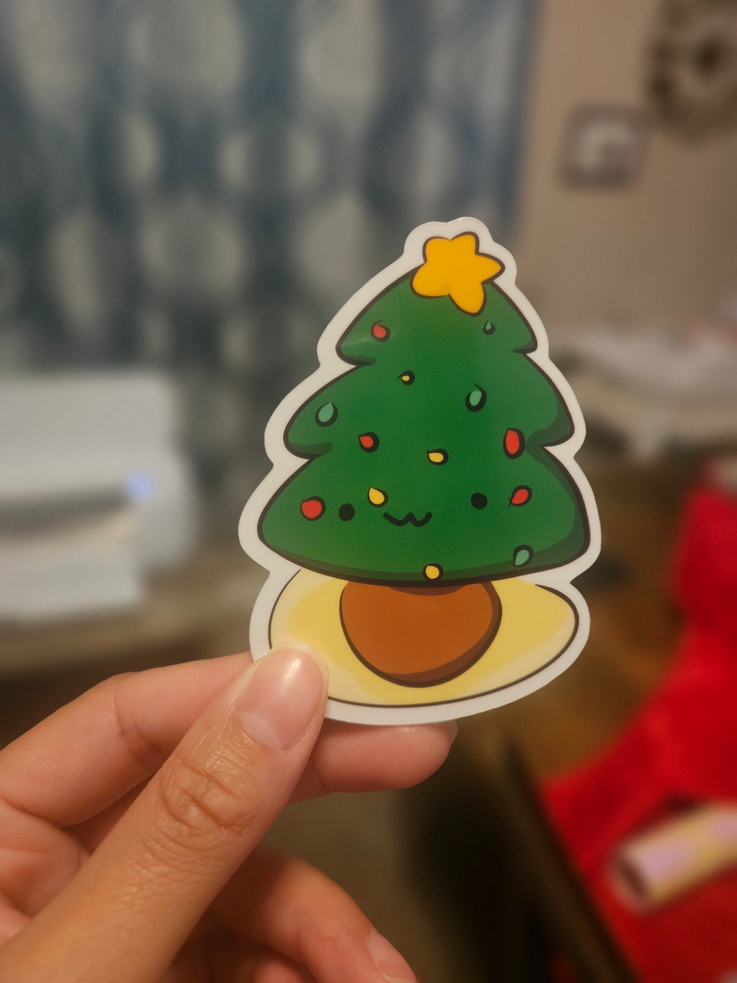 Chibi Christmas Tree Sticker